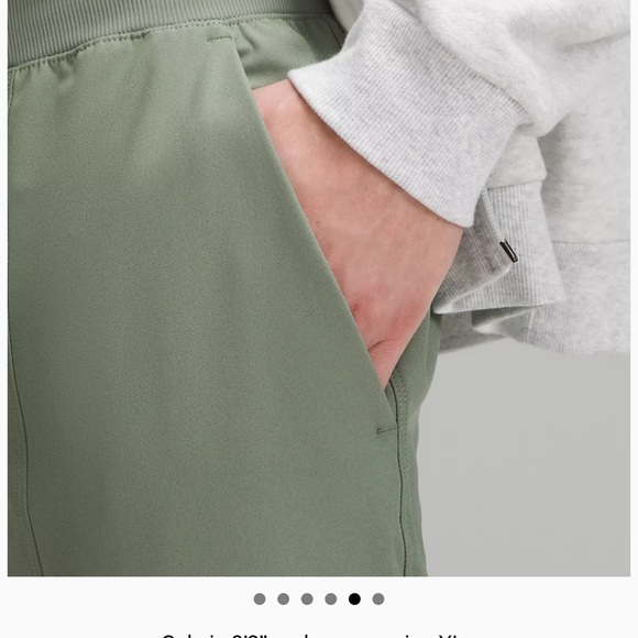 Lululemon Athletica Green Sweatpants Relaxed Fit Drawstring - Picture 5 of 11